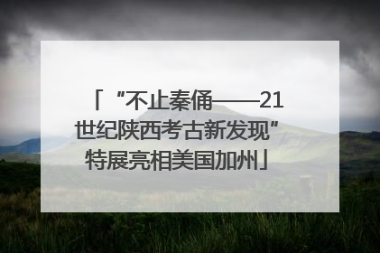 “不止秦俑——21世纪陕西考古新发现”特展亮相美国加州