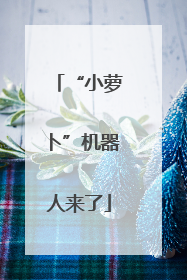 “小萝卜”机器人来了
