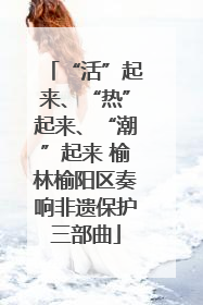 “活”起来、“热”起来、“潮”起来 榆林榆阳区奏响非遗保护三部曲