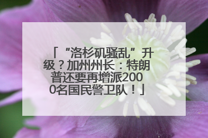 “洛杉矶骚乱”升级？加州州长：特朗普还要再增派2000名国民警卫队！