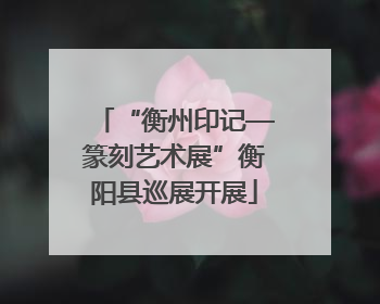 “衡州印记—篆刻艺术展”衡阳县巡展开展
