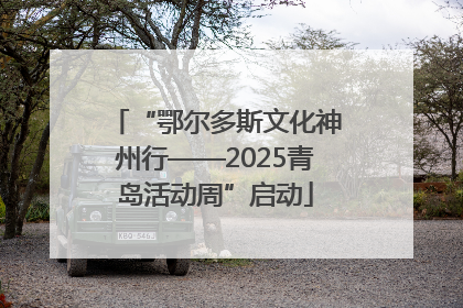 “鄂尔多斯文化神州行——2025青岛活动周”启动