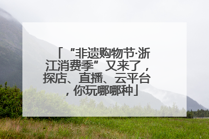 “非遗购物节·浙江消费季”又来了，探店、直播、云平台，你玩哪哪种