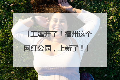 王莲开了！福州这个网红公园，上新了！