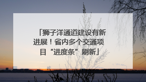 狮子洋通道建设有新进展！省内多个交通项目“进度条”刷新