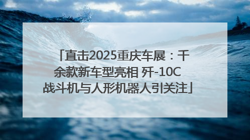 直击2025重庆车展：千余款新车型亮相 歼-10C战斗机与人形机器人引关注