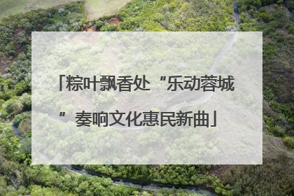 粽叶飘香处“乐动蓉城”奏响文化惠民新曲