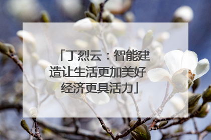 丁烈云：智能建造让生活更加美好 经济更具活力