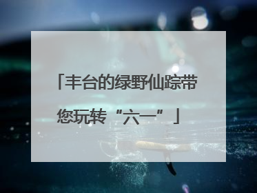 丰台的绿野仙踪带您玩转“六一”