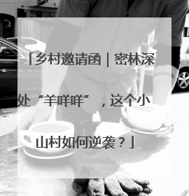 乡村邀请函｜密林深处“羊咩咩”，这个小山村如何逆袭？