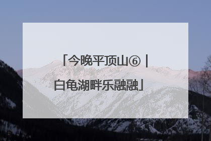 今晚平顶山⑥｜白龟湖畔乐融融