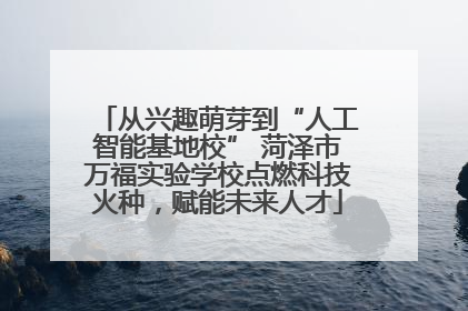 从兴趣萌芽到“人工智能基地校” 菏泽市万福实验学校点燃科技火种，赋能未来人才