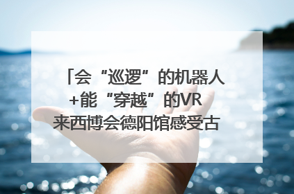会“巡逻”的机器人+能“穿越”的VR 来西博会德阳馆感受古蜀文明与现代智造的时空对话｜西博视界