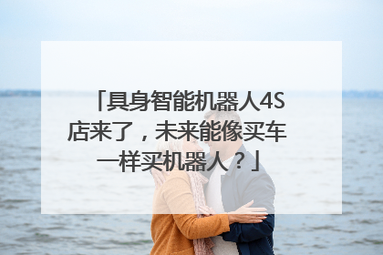具身智能机器人4S店来了，未来能像买车一样买机器人？