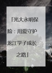 光大永明保险：用爱守护龙江学子成长之路