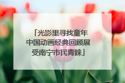 光影里寻找童年 中国动画经典回顾展受南宁市民青睐