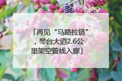 再见“马路拉链”，琴台大道2.6公里架空管线入廊