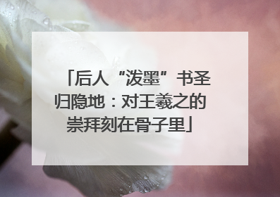 后人“泼墨”书圣归隐地：对王羲之的崇拜刻在骨子里