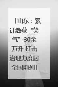 山东：累计缴获“笑气”30余万升 打击治理力度居全国前列