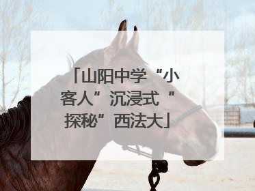山阳中学“小客人”沉浸式“探秘”西法大
