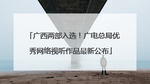 广西两部入选！广电总局优秀网络视听作品最新公布