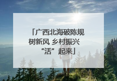 广西北海破陈规树新风 乡村振兴“活”起来