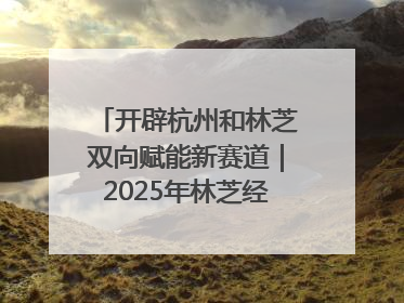 开辟杭州和林芝双向赋能新赛道｜2025年林芝经济开发区招商引资（杭州）推介展销活动在杭举办