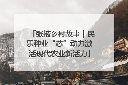 张掖乡村故事｜民乐种业“芯”动力激活现代农业新活力