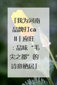 我为河南品牌打call丨应旺：品味“毛尖之都”的诗意栖居