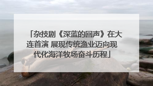 杂技剧《深蓝的回声》在大连首演 展现传统渔业迈向现代化海洋牧场奋斗历程