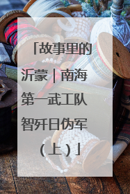 故事里的沂蒙｜南海第一武工队智歼日伪军（上）