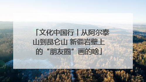文化中国行丨从阿尔泰山到昆仑山 新疆岩壁上的“朋友圈”画的啥