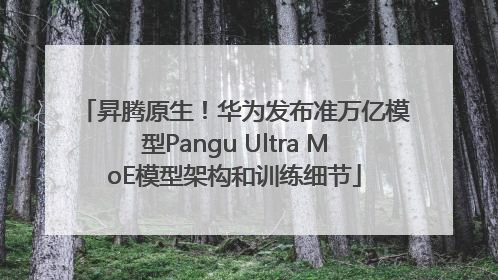 昇腾原生！华为发布准万亿模型Pangu Ultra MoE模型架构和训练细节