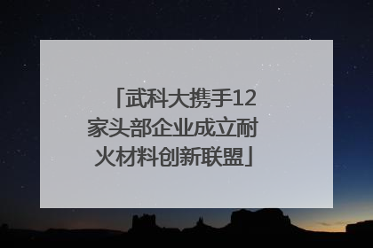 武科大携手12家头部企业成立耐火材料创新联盟
