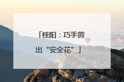 桂阳：巧手剪出“安全花”