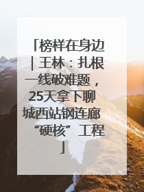 榜样在身边｜王林：扎根一线破难题，25天拿下聊城西站钢连廊“硬核”工程
