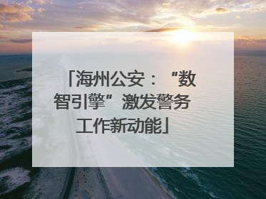 海州公安：“数智引擎”激发警务工作新动能