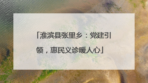 淮滨县张里乡：党建引领，惠民义诊暖人心