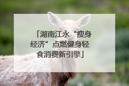 湖南江永“瘦身经济”点燃健身轻食消费新引擎