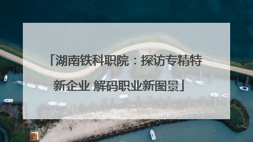 湖南铁科职院：探访专精特新企业 解码职业新图景