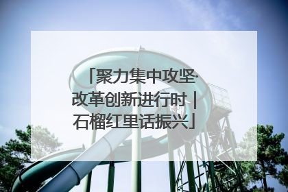 聚力集中攻坚·改革创新进行时｜石榴红里话振兴