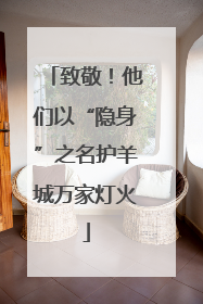 致敬！他们以“隐身”之名护羊城万家灯火