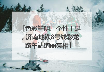 色彩鲜明、个性十足，济南地铁8号线彩龙路车站绚丽亮相