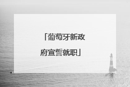葡萄牙新政府宣誓就职