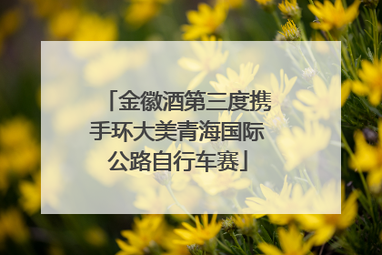 金徽酒第三度携手环大美青海国际公路自行车赛