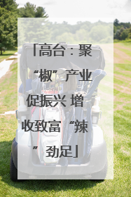 高台：聚“椒”产业促振兴 增收致富“辣”劲足