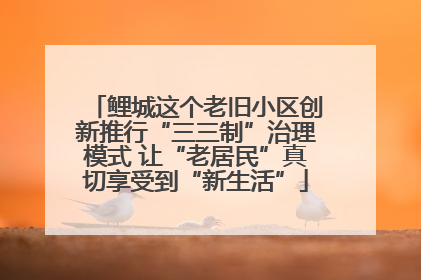 鲤城这个老旧小区创新推行“三三制”治理模式 让“老居民”真切享受到“新生活”