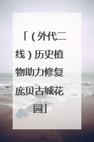 （外代二线）历史植物助力修复庞贝古城花园