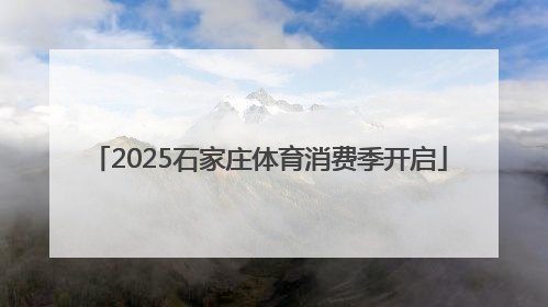 2025石家庄体育消费季开启