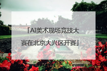AI美术现场竞技大赛在北京大兴区开赛